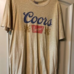 Lucky Brand Beige Graphic T-Shirt